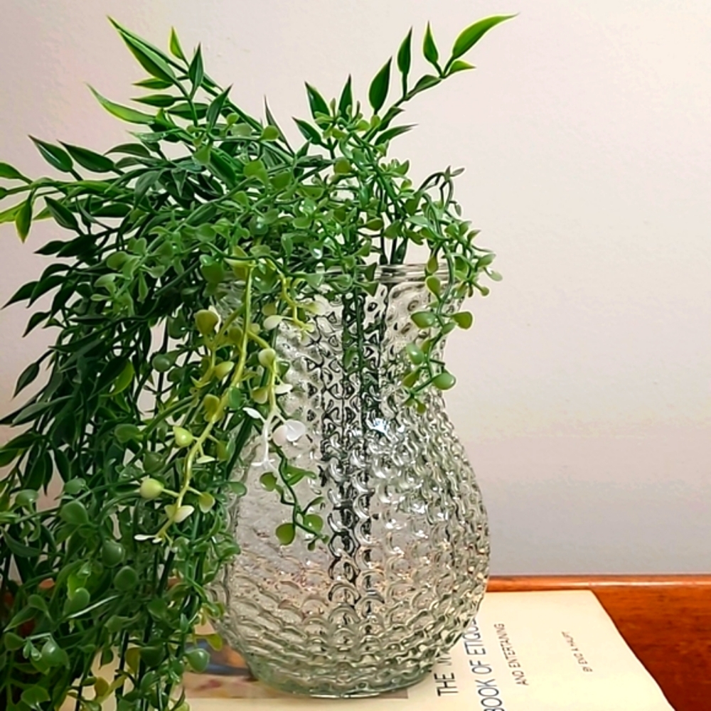 Clear MCM Vase